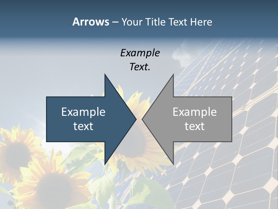 Solar Collector Echnology Electricity PowerPoint Template