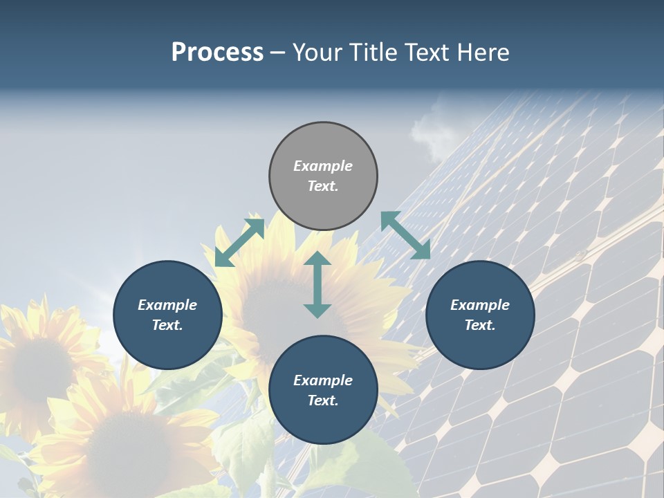 Solar Collector Echnology Electricity PowerPoint Template