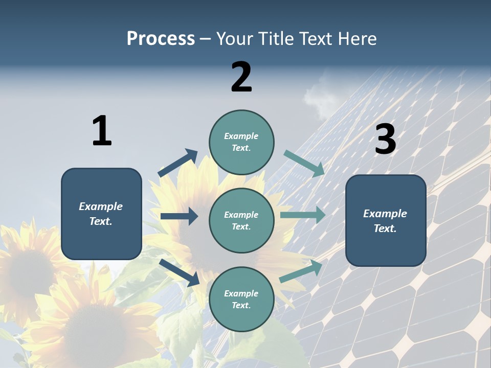 Solar Collector Echnology Electricity PowerPoint Template