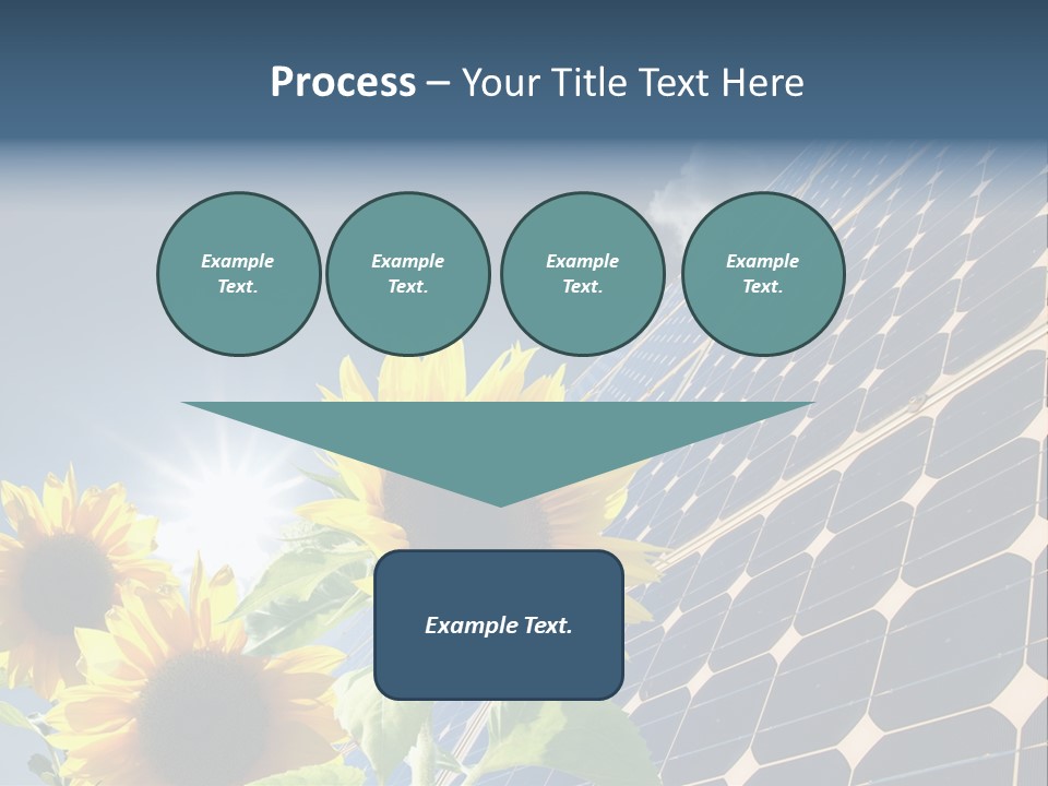 Solar Collector Echnology Electricity PowerPoint Template