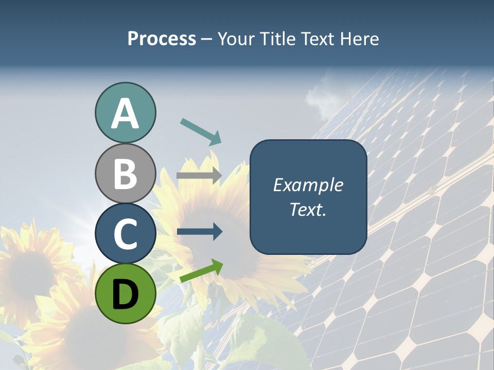 Solar Collector Echnology Electricity PowerPoint Template