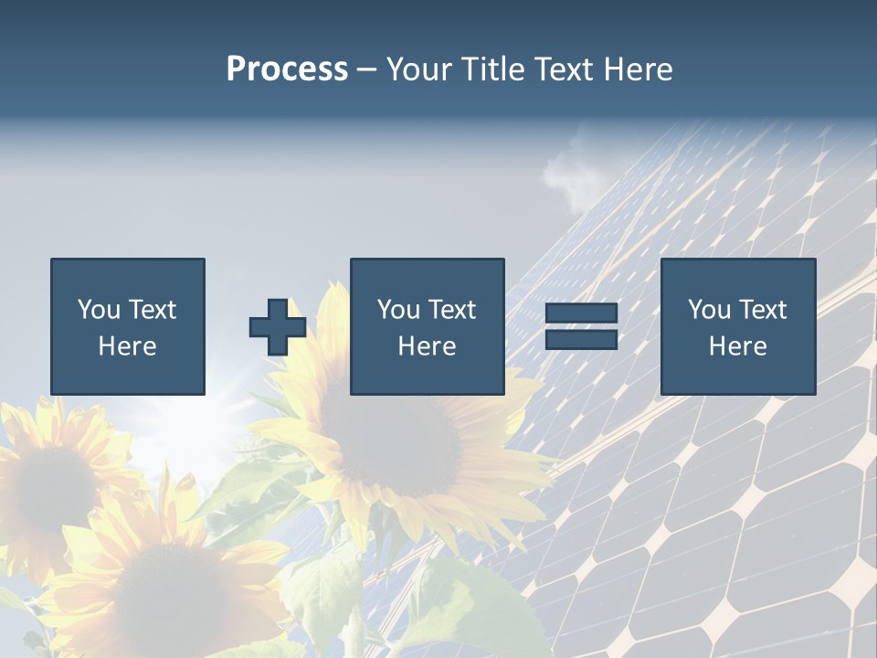 Solar Collector Echnology Electricity PowerPoint Template