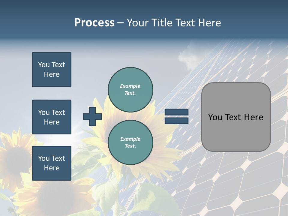 Solar Collector Echnology Electricity PowerPoint Template