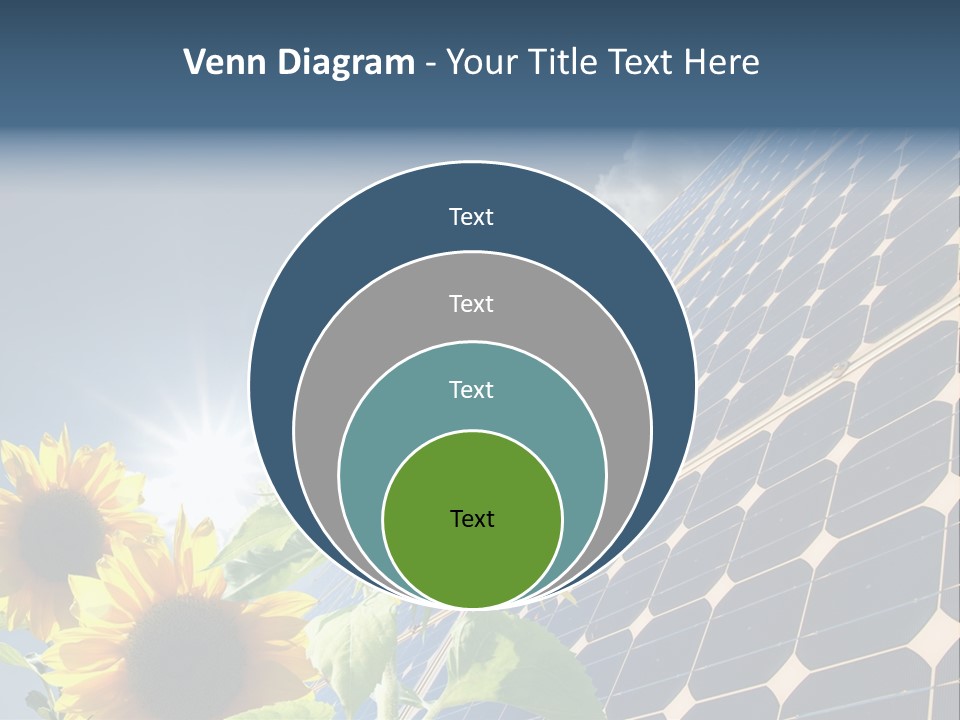 Solar Collector Echnology Electricity PowerPoint Template