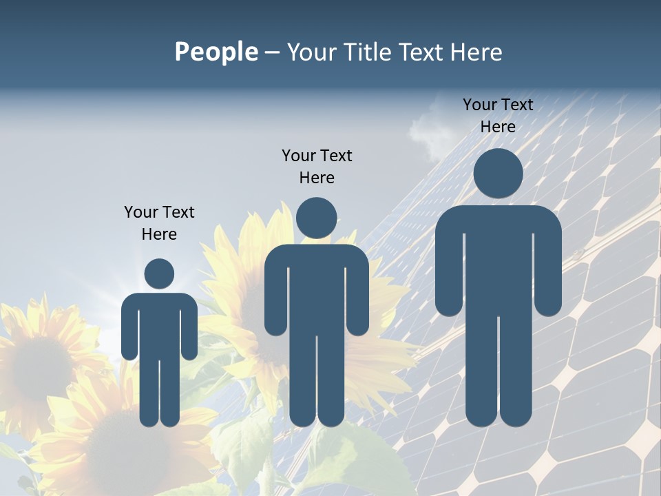 Solar Collector Echnology Electricity PowerPoint Template