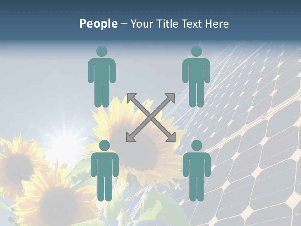 Solar Collector Echnology Electricity PowerPoint Template