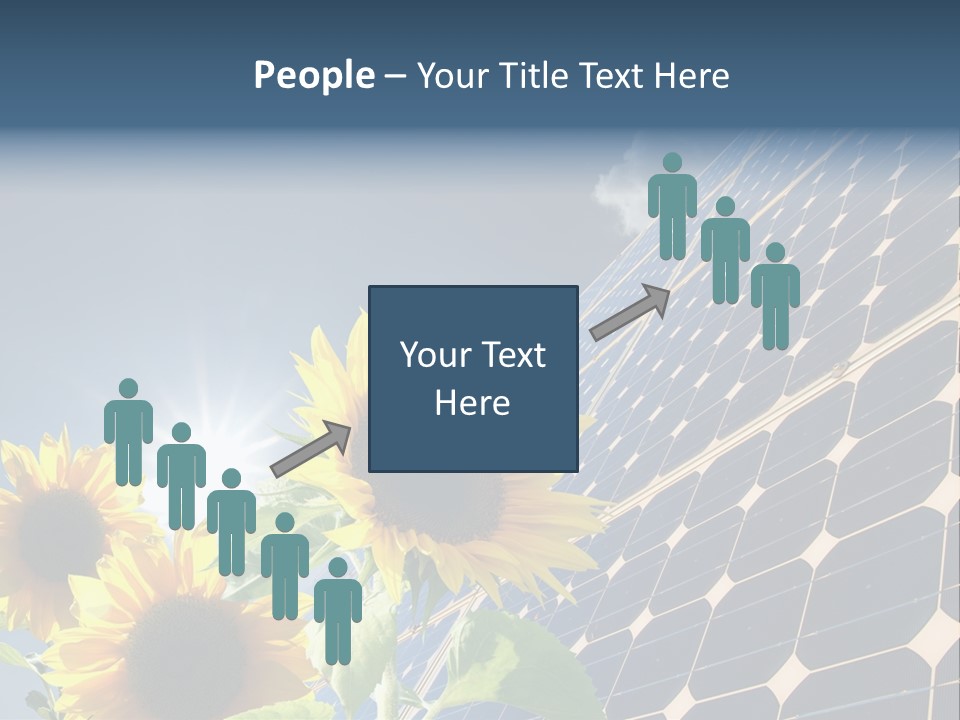 Solar Collector Echnology Electricity PowerPoint Template