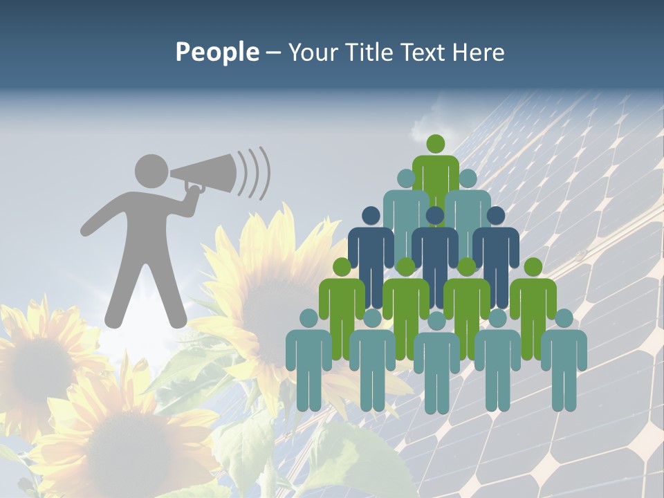 Solar Collector Echnology Electricity PowerPoint Template