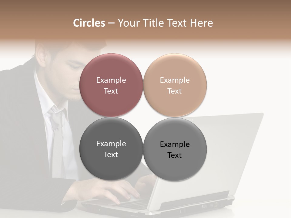 Portable Desk Student PowerPoint Template