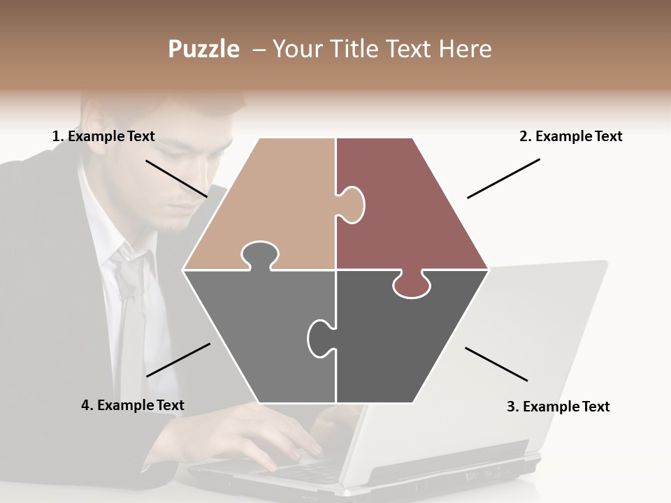 Portable Desk Student PowerPoint Template