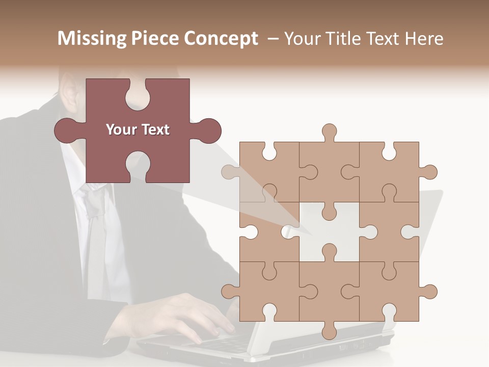 Portable Desk Student PowerPoint Template