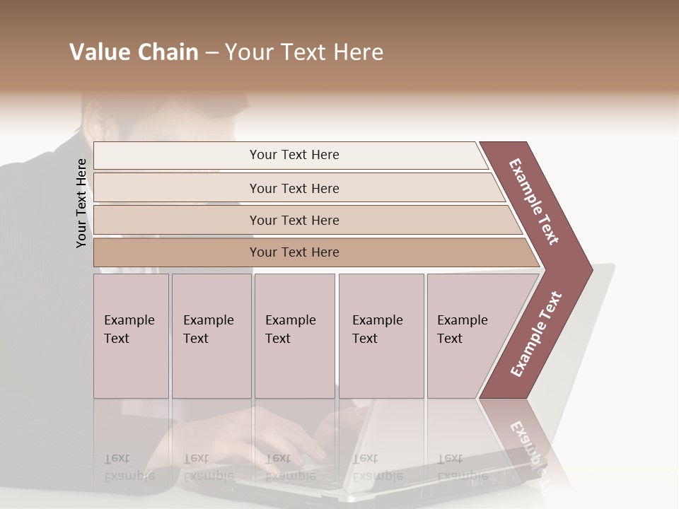 Portable Desk Student PowerPoint Template
