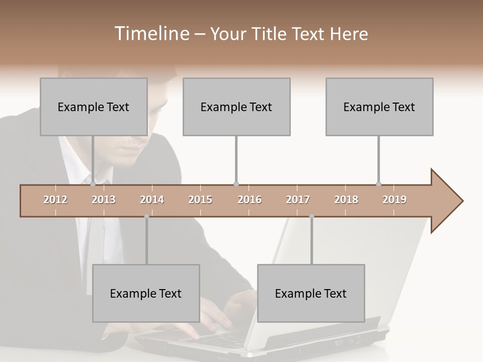 Portable Desk Student PowerPoint Template