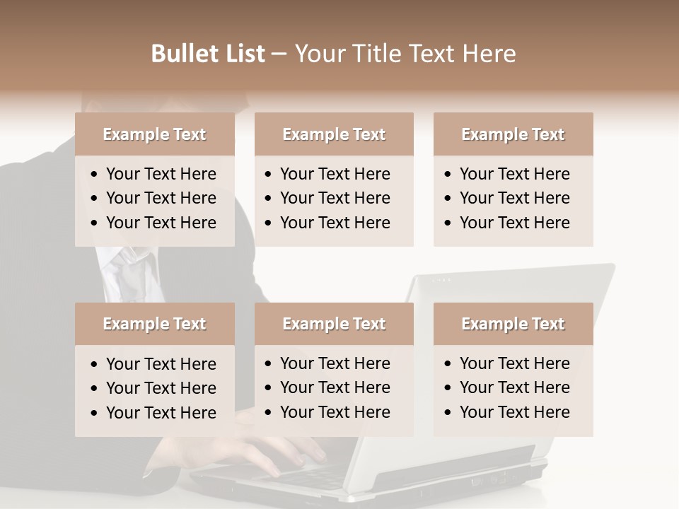 Portable Desk Student PowerPoint Template