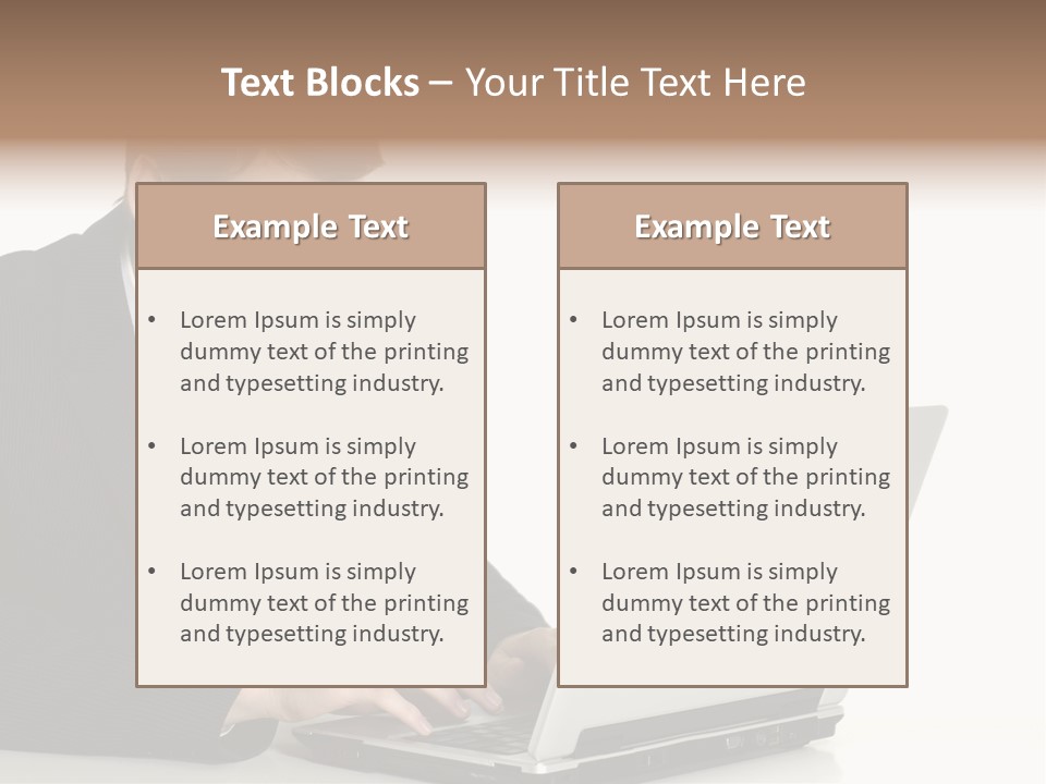 Portable Desk Student PowerPoint Template