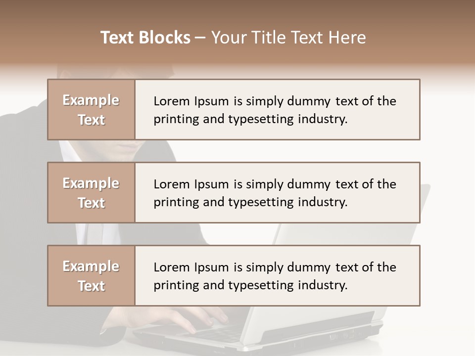 Portable Desk Student PowerPoint Template