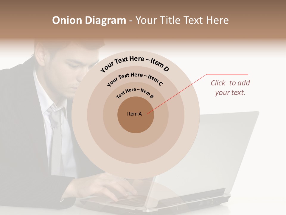 Portable Desk Student PowerPoint Template