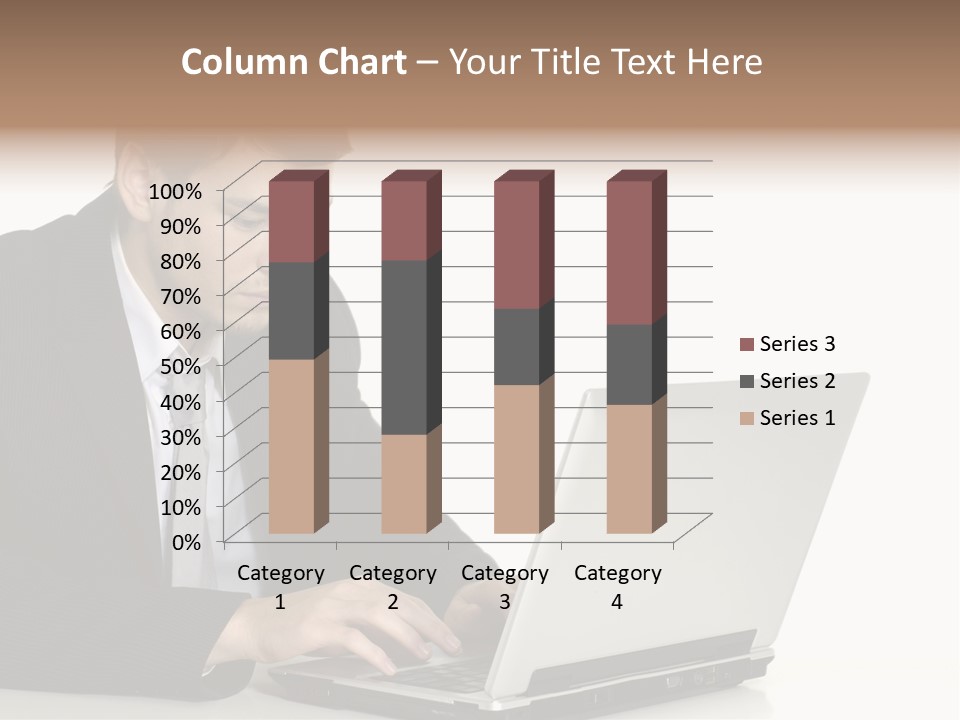 Portable Desk Student PowerPoint Template