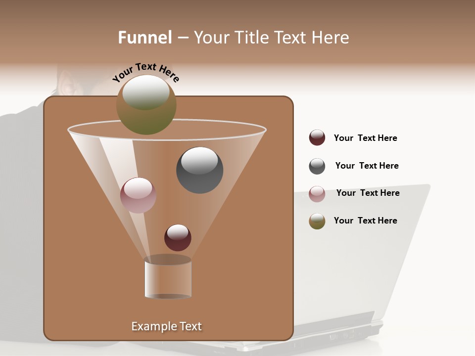 Portable Desk Student PowerPoint Template