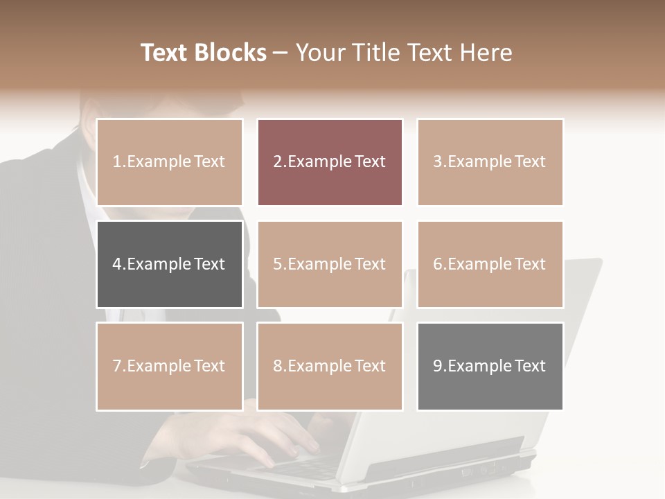 Portable Desk Student PowerPoint Template