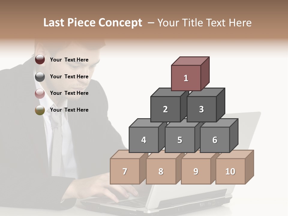 Portable Desk Student PowerPoint Template