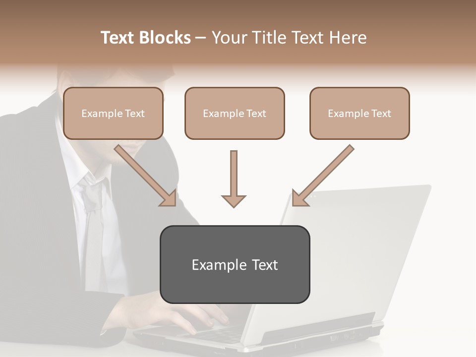 Portable Desk Student PowerPoint Template