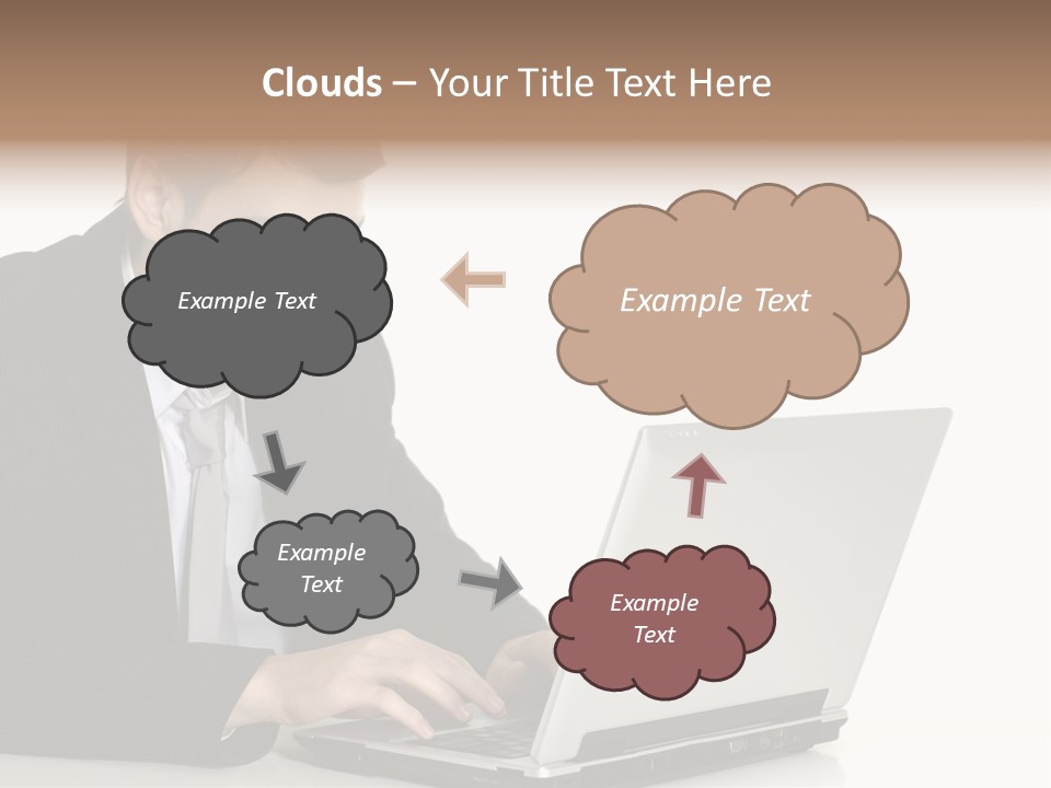Portable Desk Student PowerPoint Template