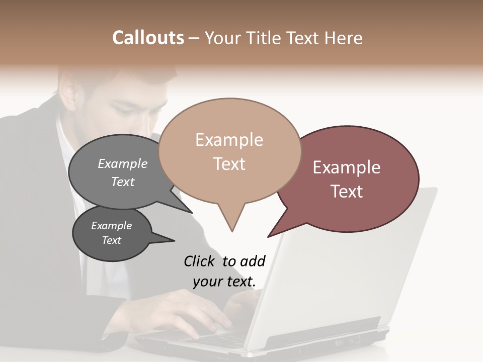 Portable Desk Student PowerPoint Template