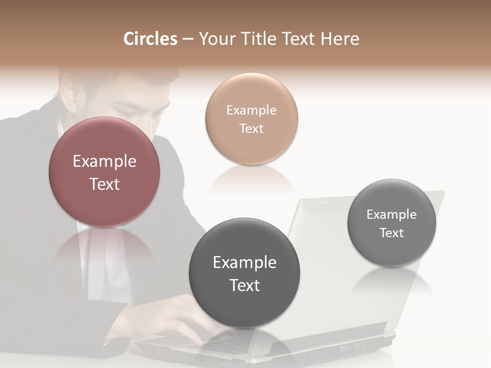 Portable Desk Student PowerPoint Template