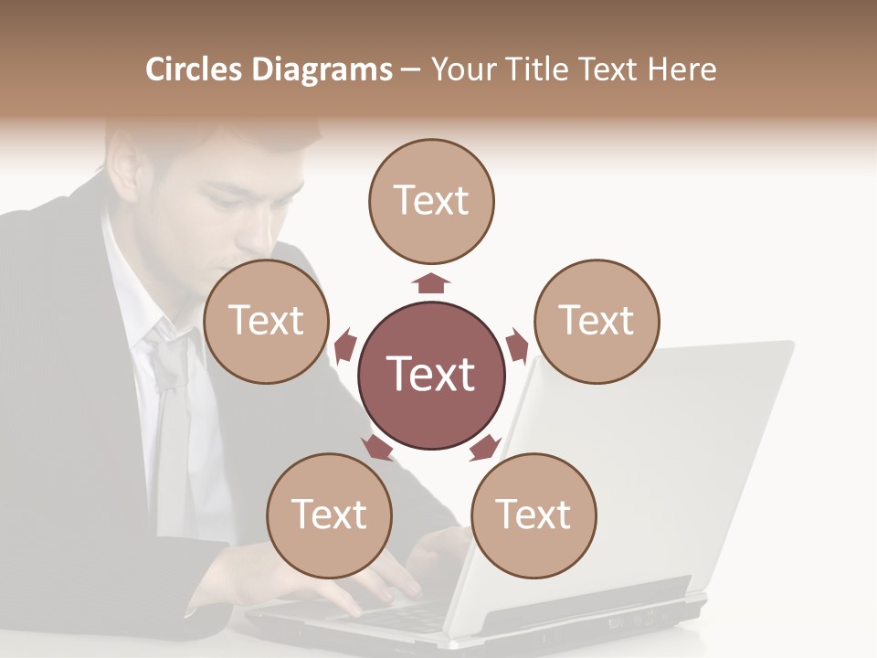 Portable Desk Student PowerPoint Template