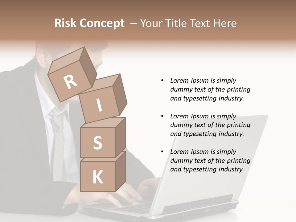 Portable Desk Student PowerPoint Template