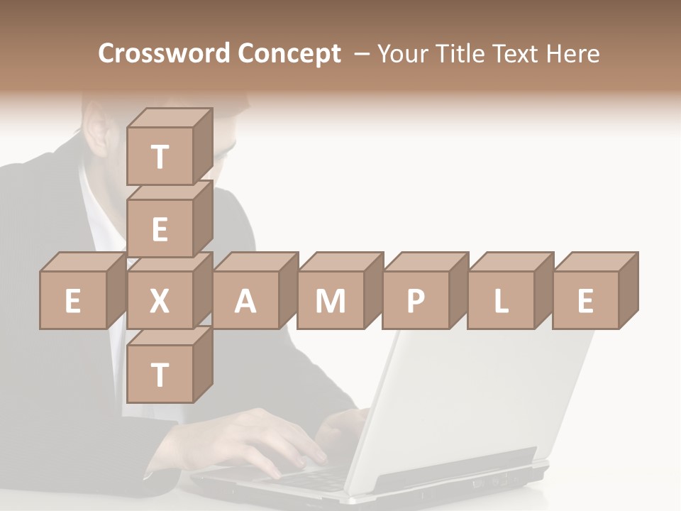 Portable Desk Student PowerPoint Template