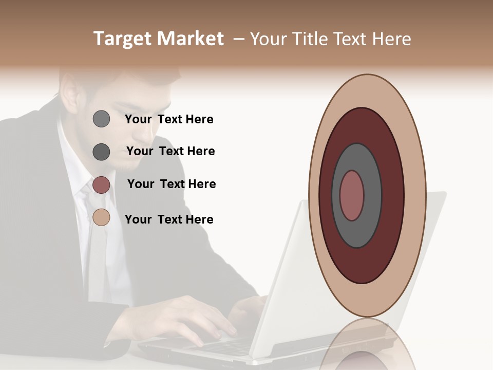 Portable Desk Student PowerPoint Template