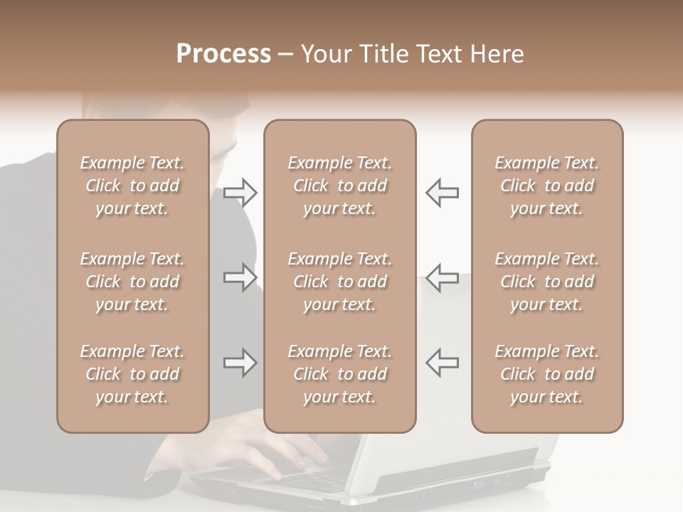 Portable Desk Student PowerPoint Template