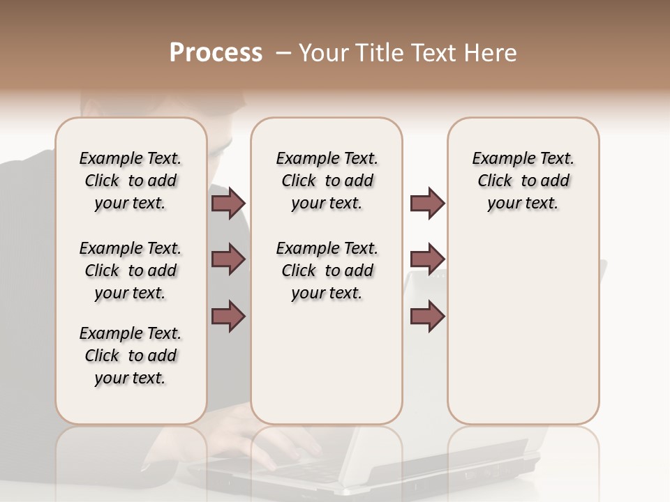 Portable Desk Student PowerPoint Template