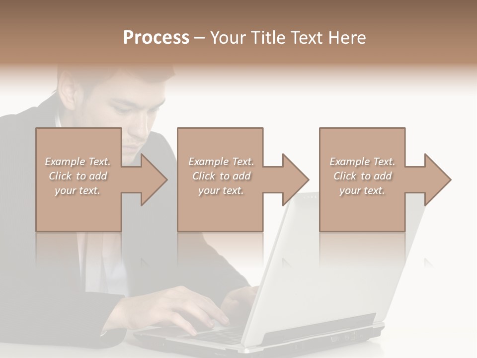 Portable Desk Student PowerPoint Template