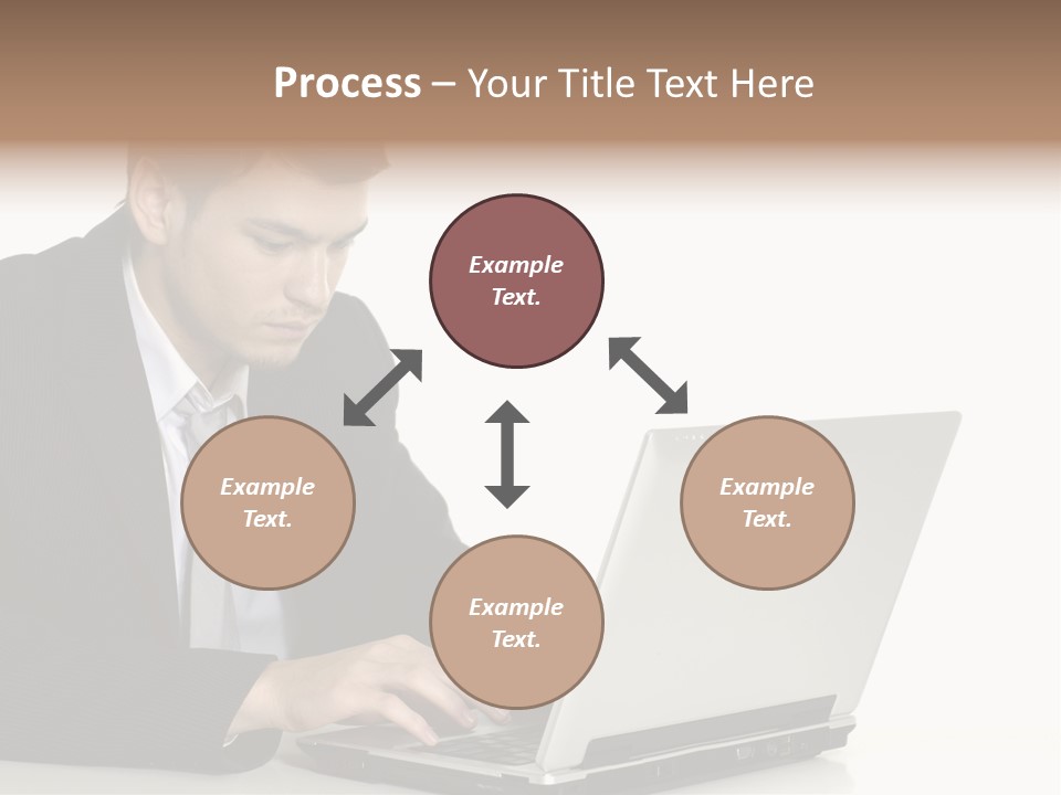 Portable Desk Student PowerPoint Template