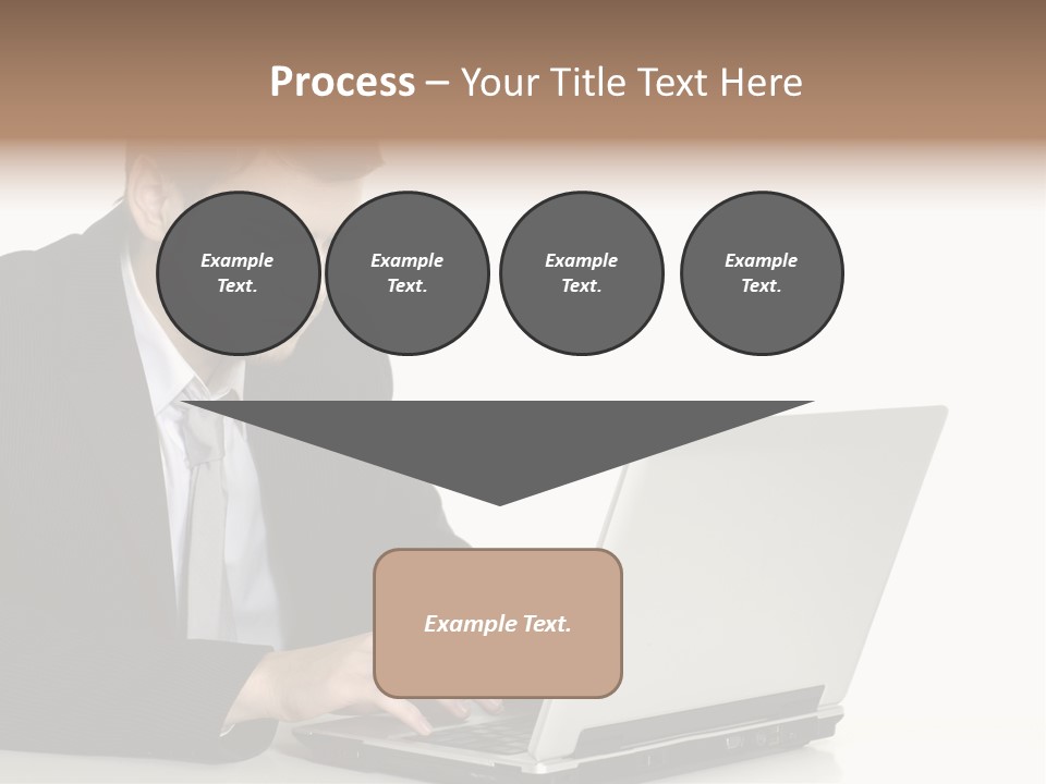 Portable Desk Student PowerPoint Template