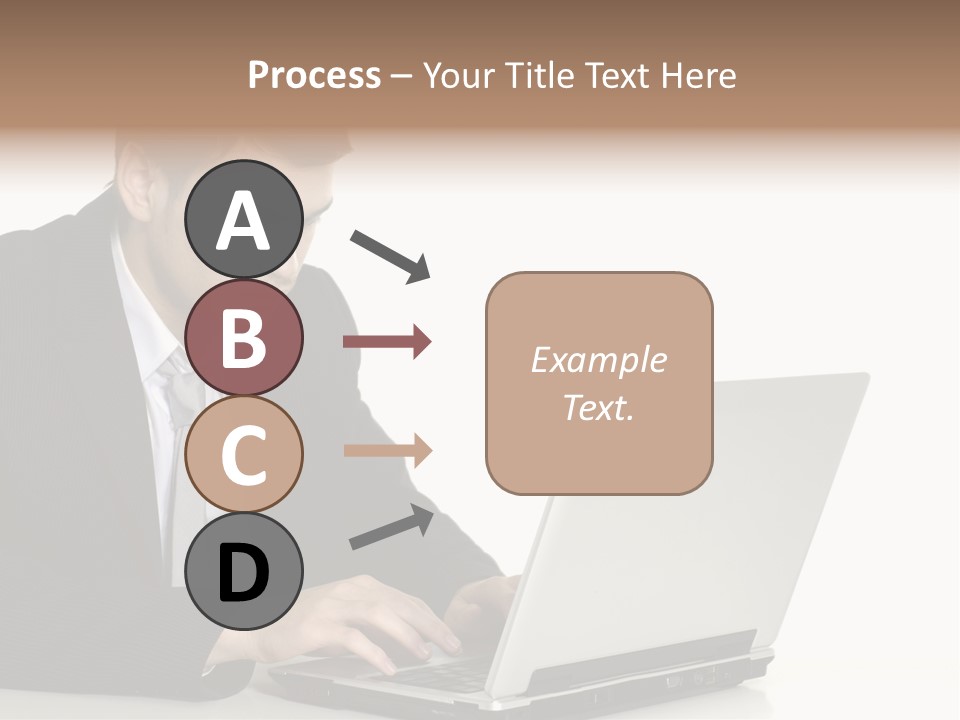 Portable Desk Student PowerPoint Template