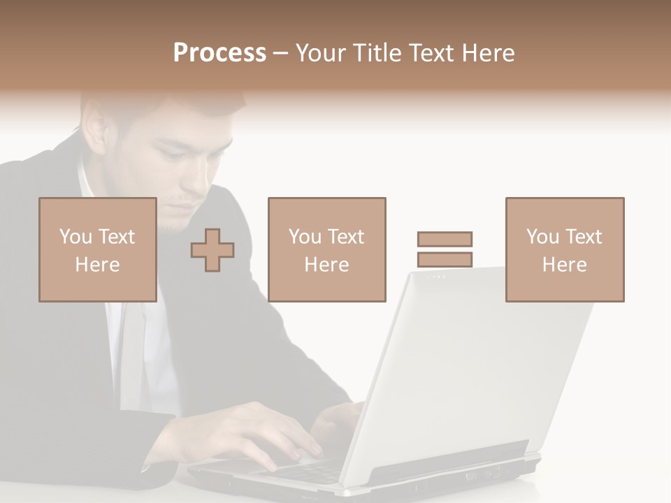 Portable Desk Student PowerPoint Template