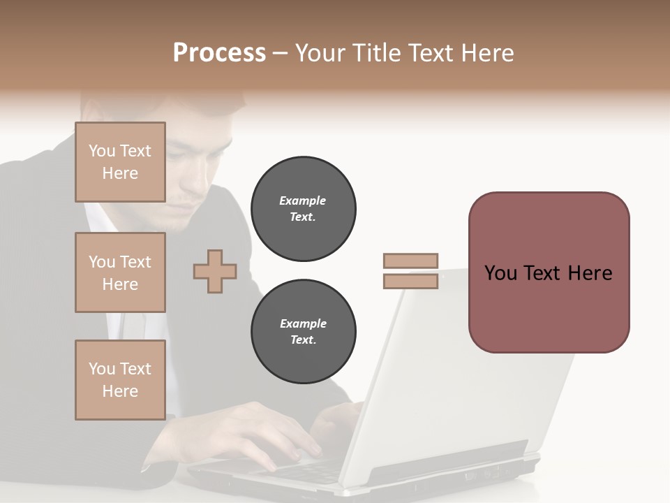 Portable Desk Student PowerPoint Template