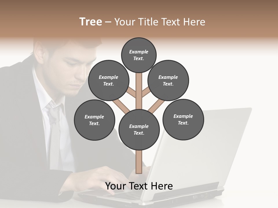 Portable Desk Student PowerPoint Template