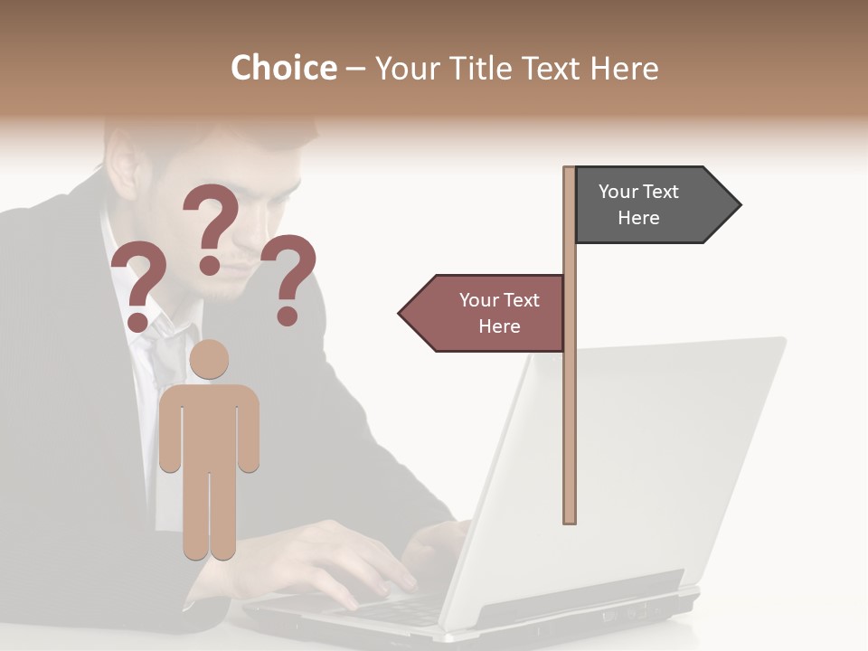 Portable Desk Student PowerPoint Template
