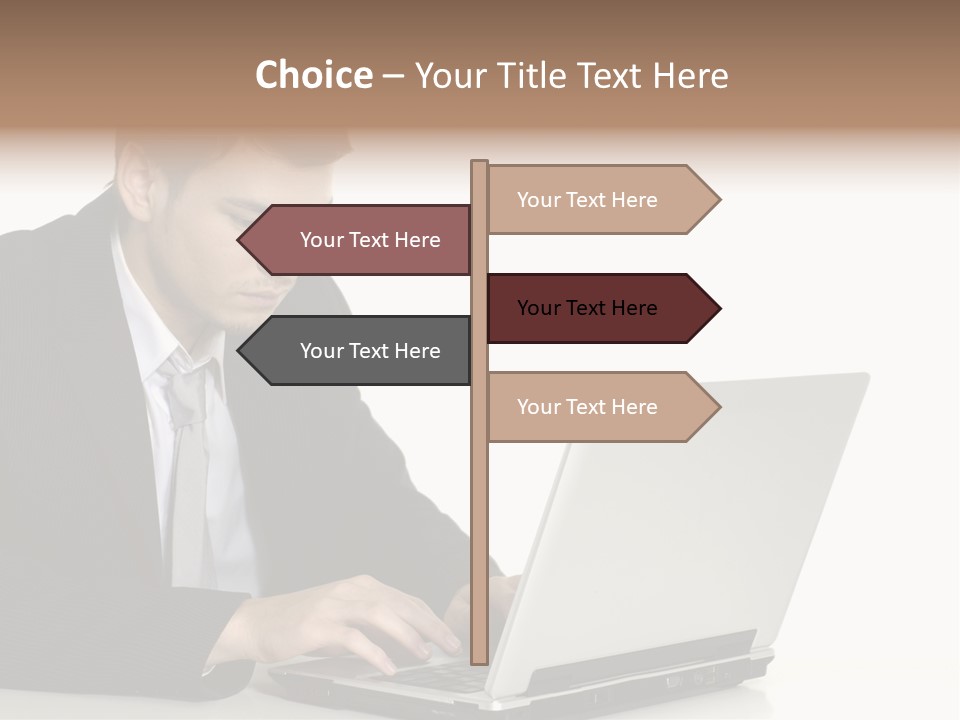 Portable Desk Student PowerPoint Template