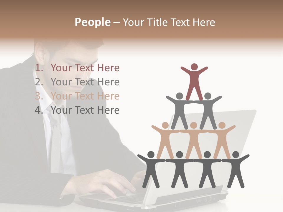 Portable Desk Student PowerPoint Template