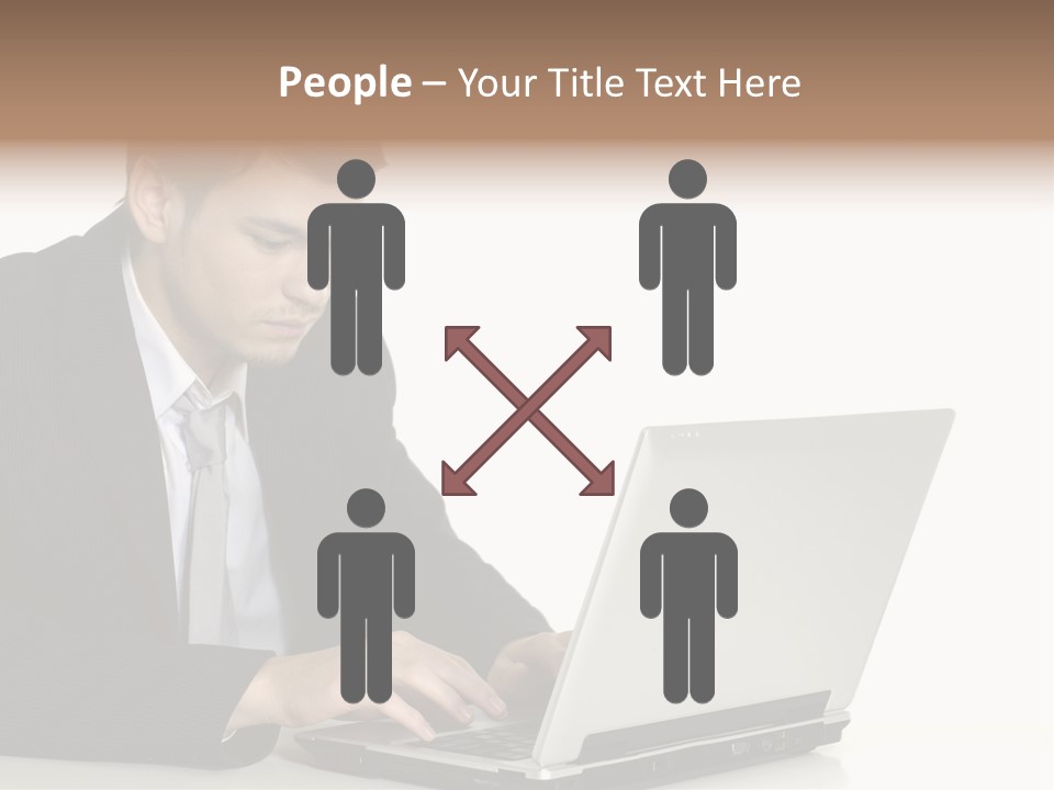 Portable Desk Student PowerPoint Template