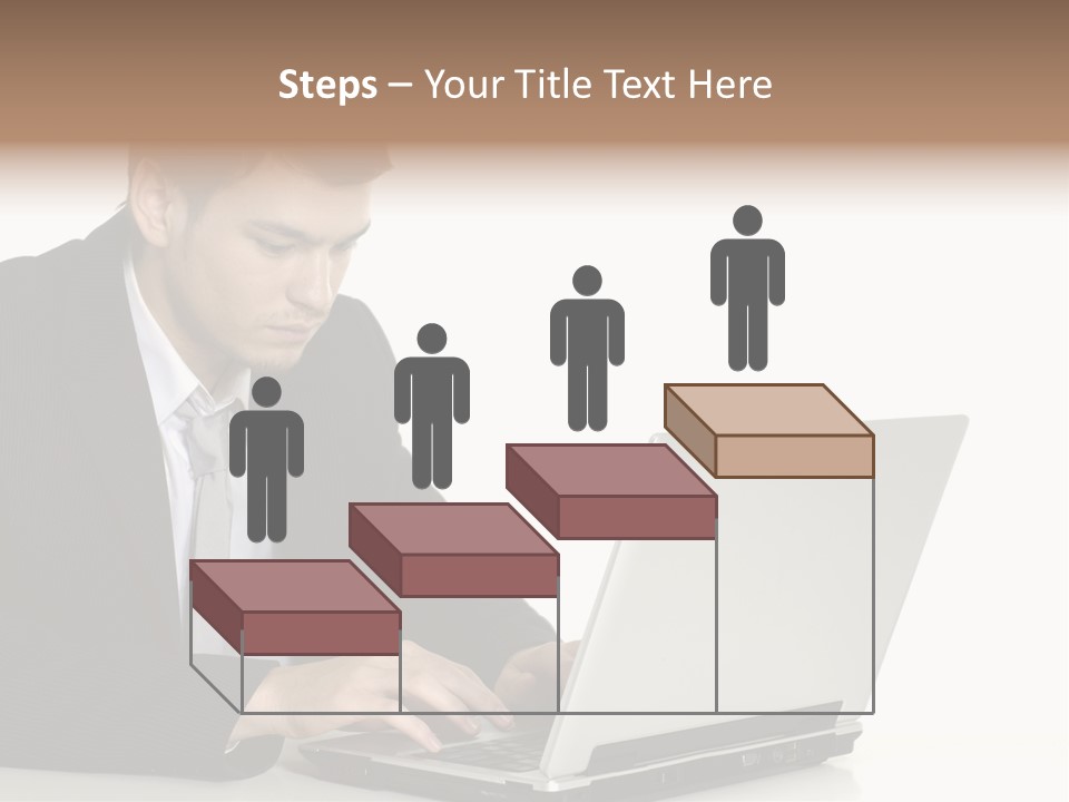 Portable Desk Student PowerPoint Template