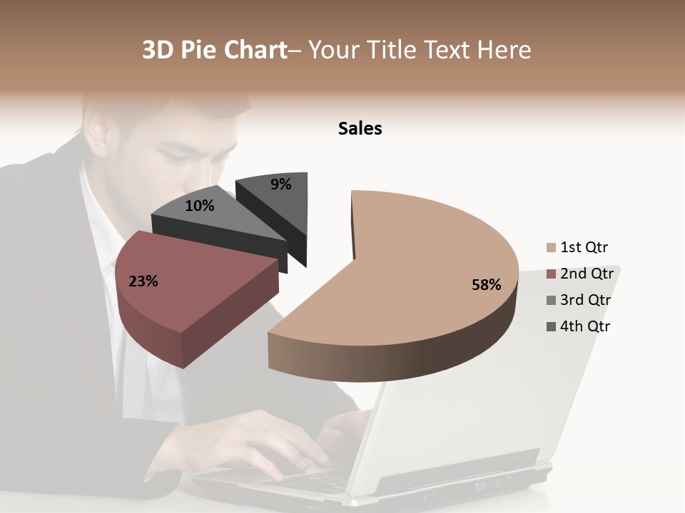 Portable Desk Student PowerPoint Template