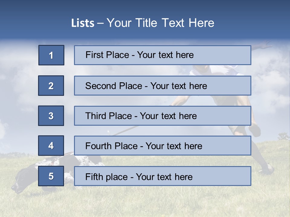 Masculine Fun Clear PowerPoint Template