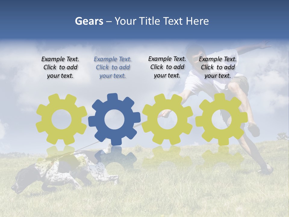 Masculine Fun Clear PowerPoint Template